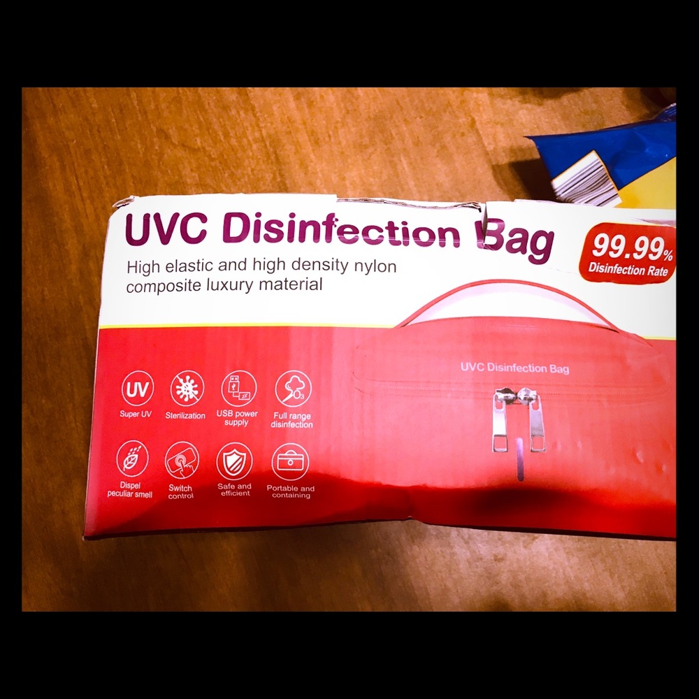 Disinfect bags! Stay healthy disinfect